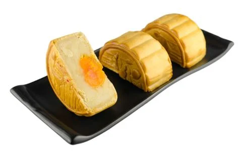 Moon cakes Stock Photos