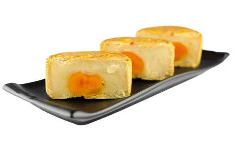 Moon cakes Stock Photos