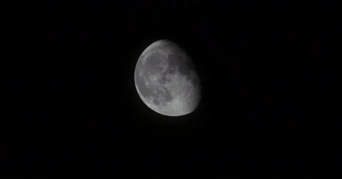 Moon Cinema 4K [Half moon] _5 Stock Footage 41777859