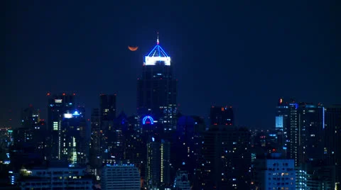 Moon city - HD 스톡 동영상 24876649