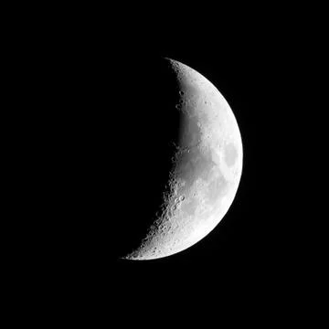 Moon on clear night 写真素材