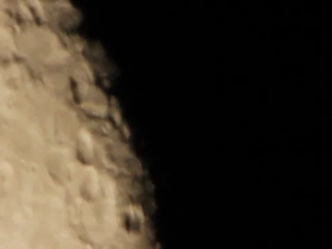 Moon Close-Up Crop Stock Footage 1001946