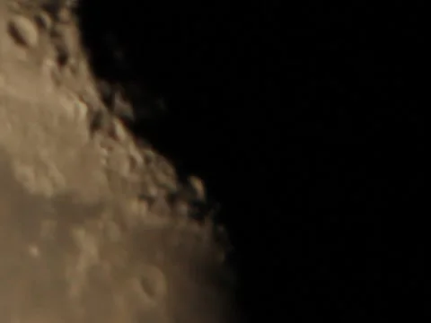 Moon Close-Up Crop Stock Footage 1001950
