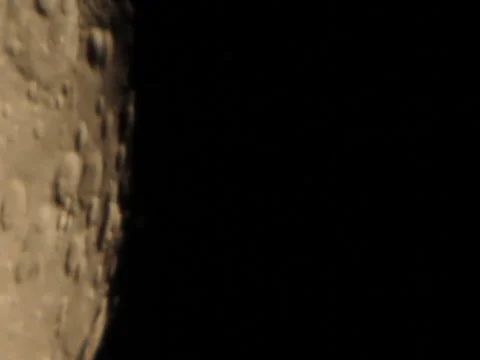 Moon Close-Up Crop Stock Footage 1001951