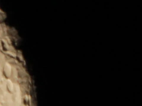 Moon Close-Up Crop Stock Footage 1001952
