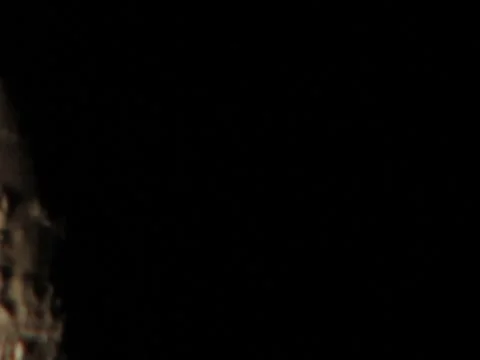 Moon Close-Up Crop Stock Footage 1001955