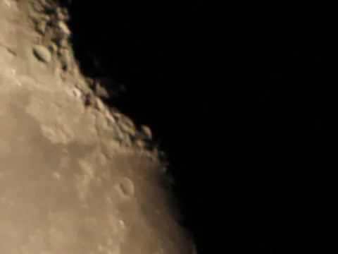 Moon Close-Up Crop Stock Footage 1001956