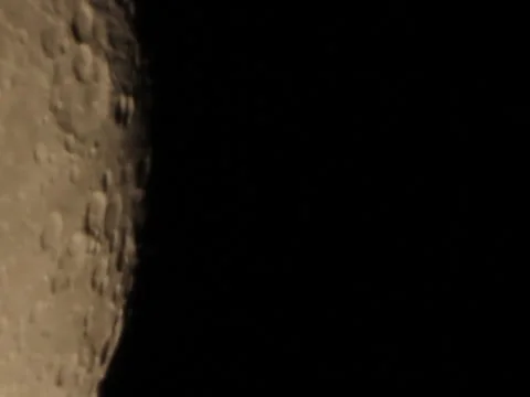 Moon Close-Up Crop Stock Footage 1001957