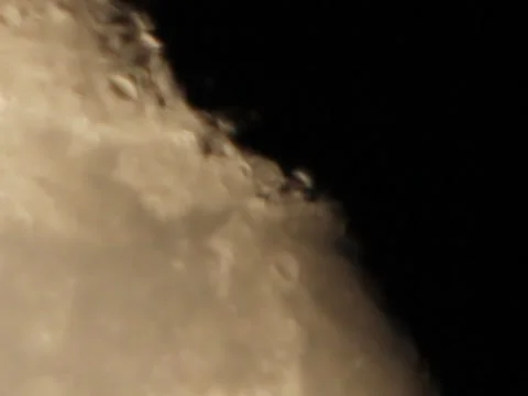 Moon Close-Up Crop Stock Footage 1001959