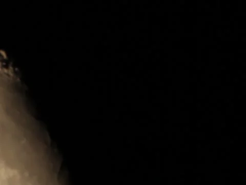 Moon Close-Up Crop Stock Footage 1001961