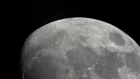 The Moon close up Stock Footage 85104674