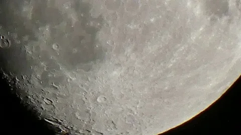 Moon up close Video stock 123752116