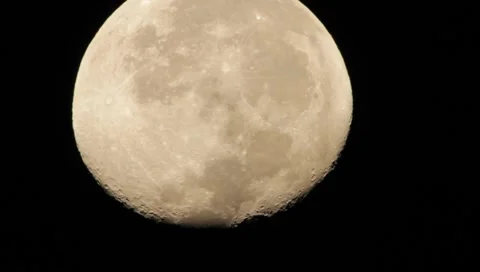 Moon Close-Up HD Stock Footage 1001931