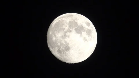 Moon close up at night Stock Footage 120088554