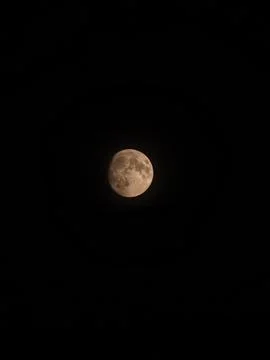 Moon close up at night Stock-Fotos