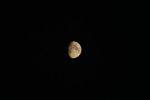 Moon close up Stock Photos