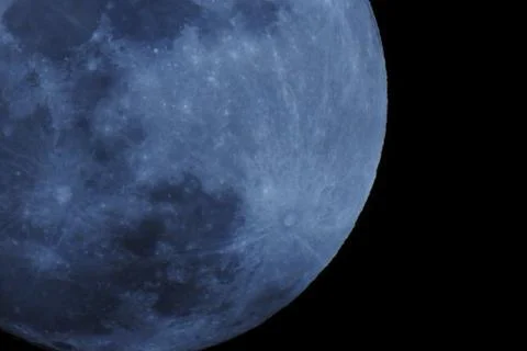 Moon Close-Up 写真素材