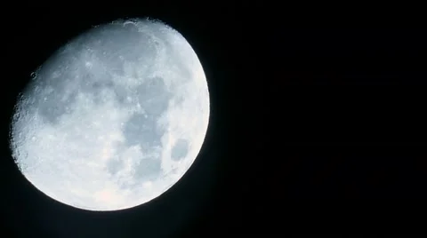 Moon closeup Stock Footage 44553978