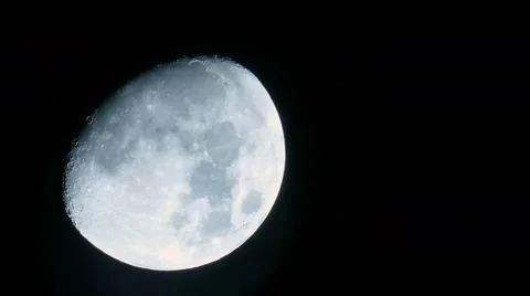 Moon closeup Stock Footage 44554419