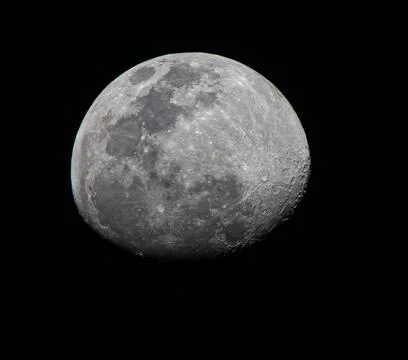 Moon Closeup 스톡 사진