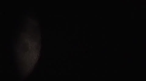 Moon closeup - visible craters #2 Stock Footage 2688687