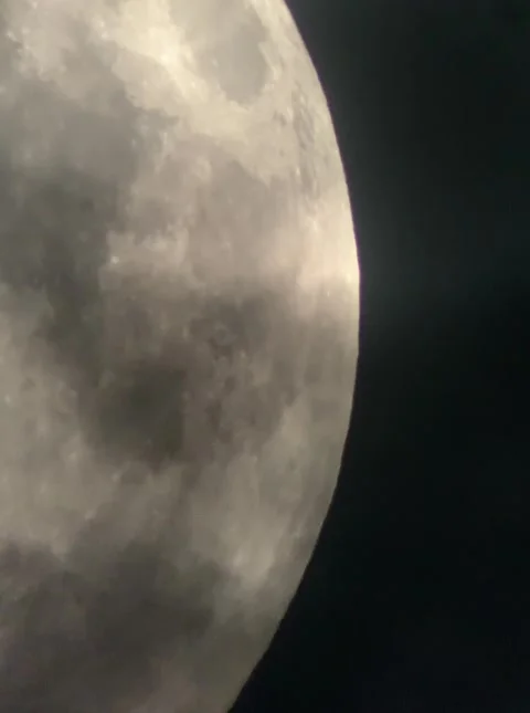 Moon With Cloud Cover Stock Footage 203760196