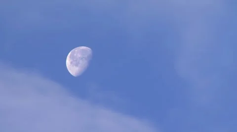 Moon Clouds 3 fast 2 스톡 동영상 7901952