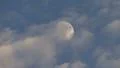 The Moon & Clouds In Blue Sky Video HD