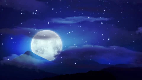 Moon composition 02 Stock Footage 201183616