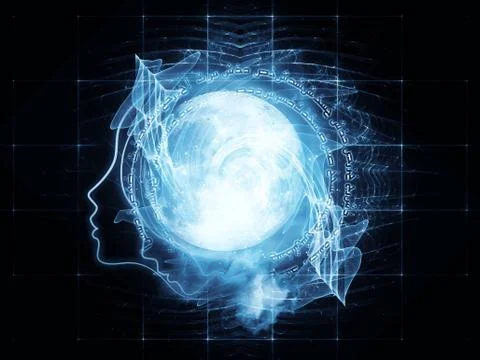 Moon Composition Stock Illustration