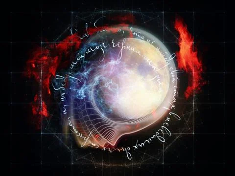 Moon Composition 스톡 일러스트