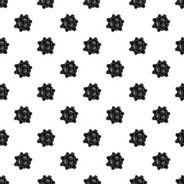 Moon with craters pattern 스톡 일러스트