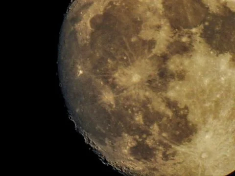Moon craters Foto stock
