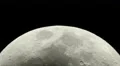 moon craters schmidt-cassegrain telescope HD Footage
