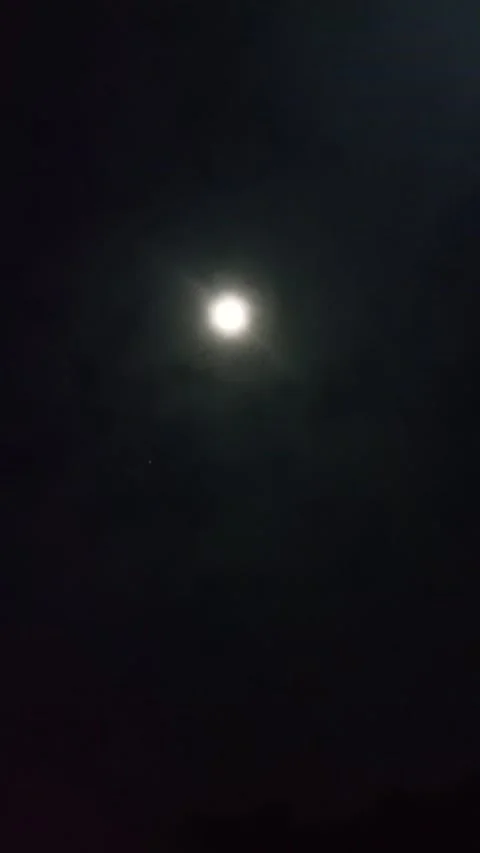 Moon in the dark Stock Footage 209712301