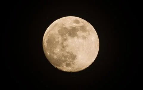 Moon on the dark Stock Photos