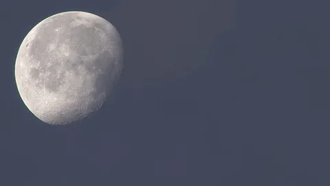 Moon Day Extreme Close-up 動画素材 77105895