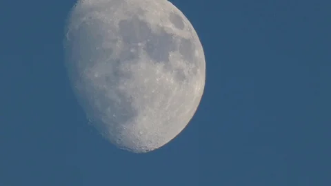  moon at day Video stock 123722331