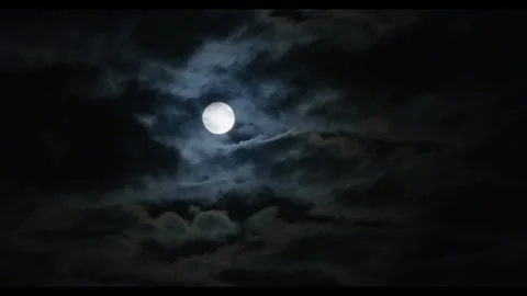 Moon Disappearing Stock Footage 202088454