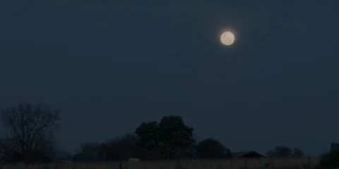 Moon Dusk into Night 스톡 동영상 124014889