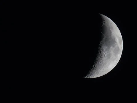 Moon eclipse on a black background Ilustração Stock