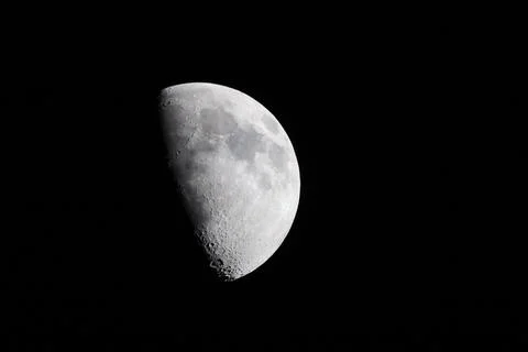Moon eclipse on a dark background Stock Photos