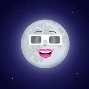 Moon eclipse 스톡 일러스트