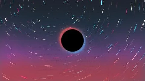 Moon eclipse Illustrazione stock