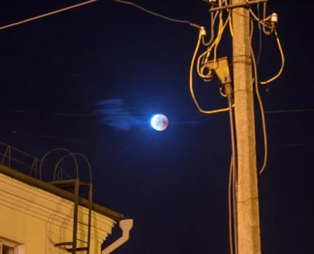 Moon Eclipse in July 27, 2018 Fotos Stock