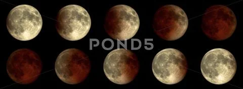 Moon eclipse Stock Photos
