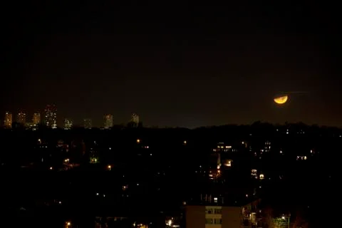 Moon Eclipse Foto stock