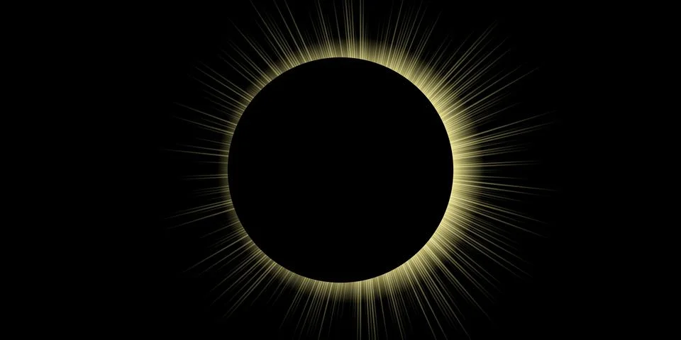 Moon Eclipse Space Illustration high quality lunar eclipse illustration wit.. Stock Illustration