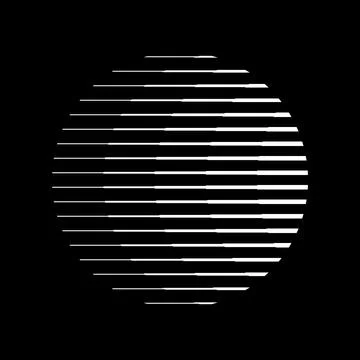 Moon Eclipse Space Illustration Vector featuring clean circular elements an.. 库存插图