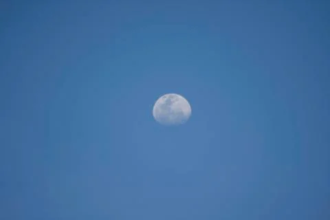 Moon on evening Stock Photos